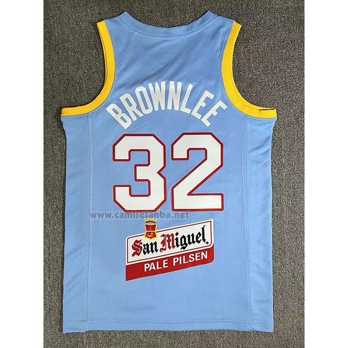Camiseta Filipino Justin Brownlee #32 Juegos Olimpicos 2024 Azul